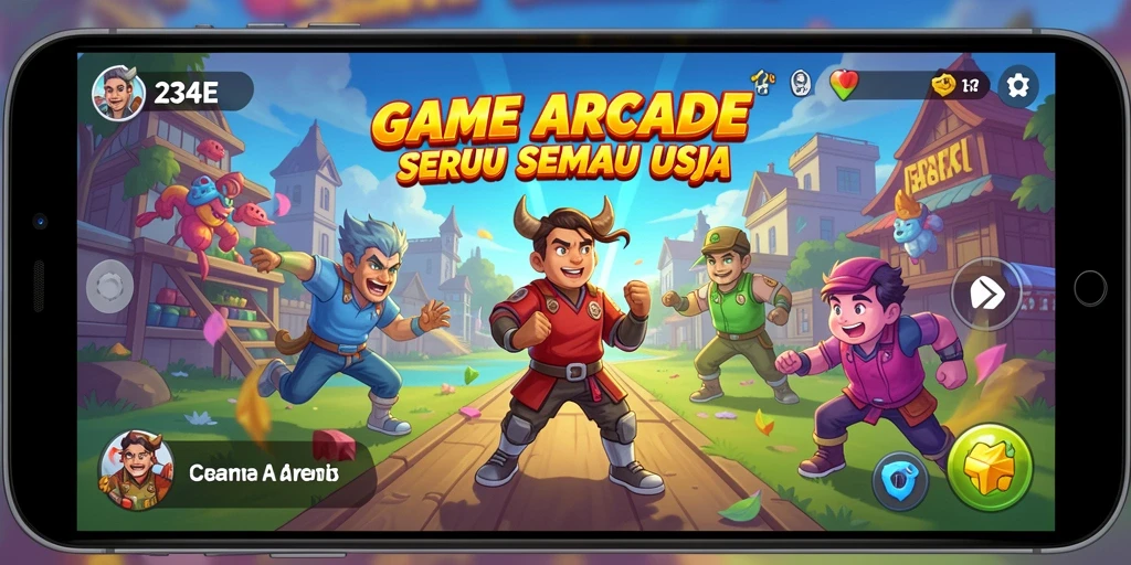 Tampilan gameplay seru dan menantang dari 234E.