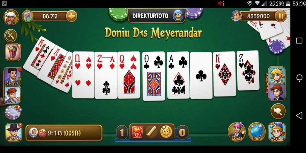 Screenshot utama menunjukkan gameplay seru dari DIREKTURTOTO.