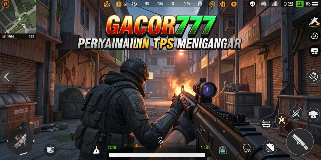 Screenshot GACOR777 menampilkan aksi gameplay TPS yang mendebarkan.