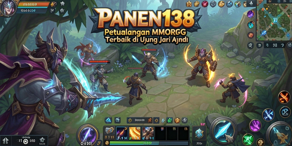 Screenshot PANEN138 menampilkan gameplay petualangan seru dalam dunia MMORPG.